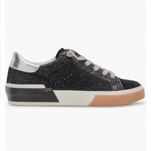 Dolce Vita Black and Silver Sneakers - Picture 3 of 16